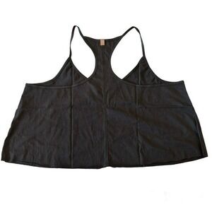 Lunya Organic Puma Cotton Racer Back Tank Size Small CLR Meditative Grey NWT